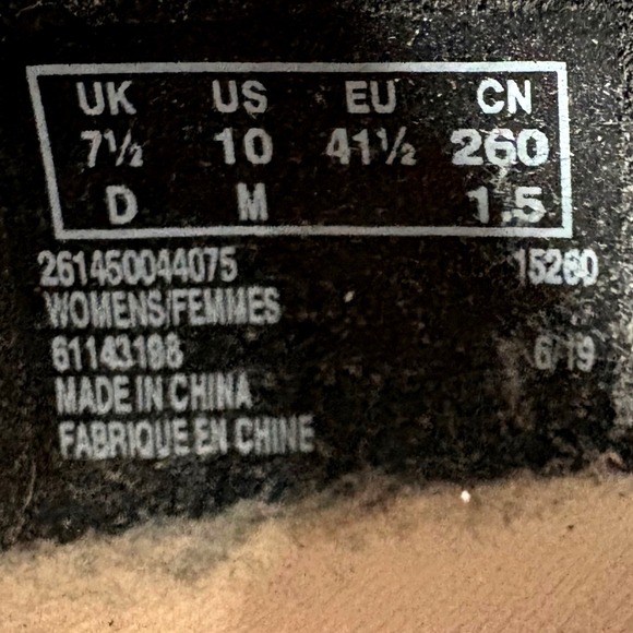 Clarks Womens Black Leather Side Zip Comfort Ankle Boots Block Heel Size 10 - Picture 6 of 10